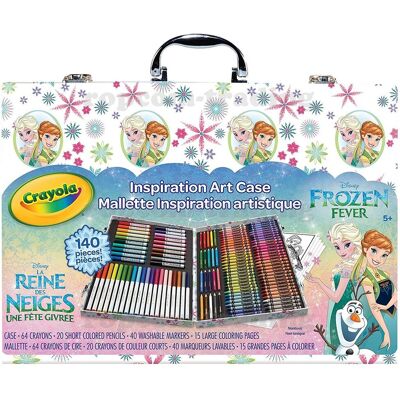 CRAYOLA FROZEN Zestaw w Walizce Kredki Mazaki 140 CRAYOLA FROZEN Zestaw w Walizce Kredki Mazaki 140