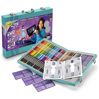 Crayola Zestaw Plastyczny Walizka Kredki Mazaki XL - NIE Interaktywny Crayola Zestaw Plastyczny Walizka Kredki Mazaki XL - NIE Interaktywny