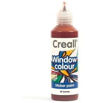 Inny producent Creall Glass repozycjonowalna farba do okien 80 ml - brązowa Inny producent Creall Glass repozycjonowalna farba do okien 80 ml - brązowa