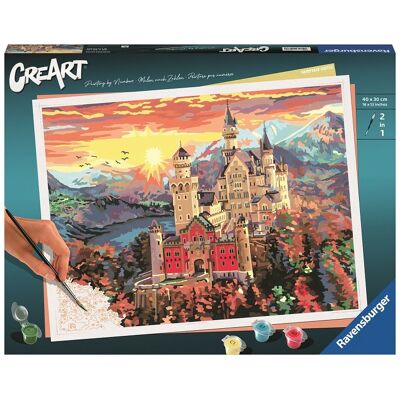 Ravensburger CreArt Malowanie po numerach Magiczny Zamek 20278 Ravensburger CreArt Malowanie po numerach Magiczny Zamek 20278