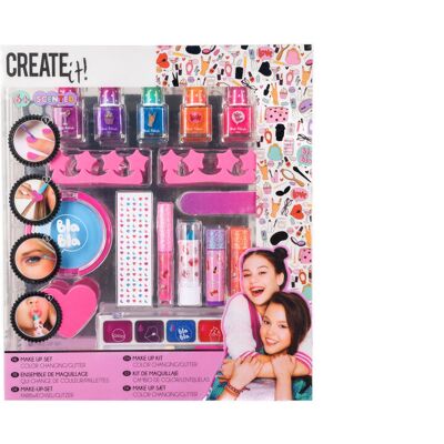 Canenco Create It!, Zestaw kreatywny do makijażu dla dzieci, Make up Mega box Canenco Create It!, Zestaw kreatywny do makijażu dla dzieci, Make up Mega box