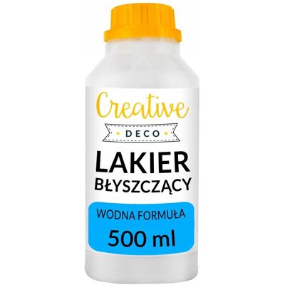 Creative Lakier Akrylowy Bezbarwny Błyszczący Ochrona Utrwalacz Powierzchni 500ml Creative Lakier Akrylowy Bezbarwny Błyszczący Ochrona Utrwalacz Powierzchni 500ml