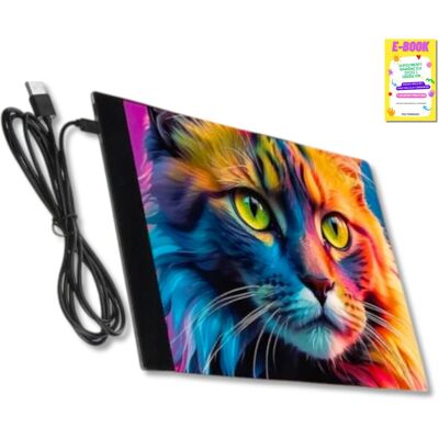 Pltb DESKA KREŚLARSKA PODŚWIETLANA TABLET GRAFICZNY Tablica Do Rysowania LED Kalka A4 PREZENT DLA DZIECKA + EBOOK Pltb DESKA KREŚLARSKA PODŚWIETLANA TABLET GRAFICZNY Tablica Do Rysowania LED Kalka A4 PREZENT DLA DZIECKA + EBOOK