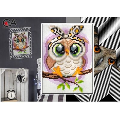 Collection D`Art Diamentowa Mozaika 12x17 Sowa Collection D`Art Diamentowa Mozaika 12x17 Sowa