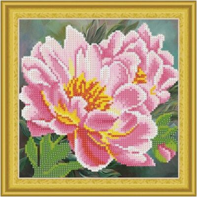 Collection D`Art Diamentowa mozaika 30x30cm, Peonia Collection D`Art Diamentowa mozaika 30x30cm, Peonia