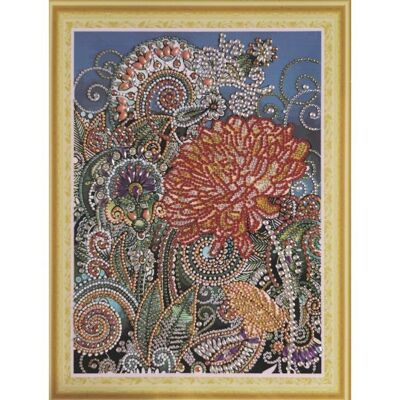 Collection D`Art Diamentowa mozaika 30x40cm, Chryzantemy Collection D`Art Diamentowa mozaika 30x40cm, Chryzantemy