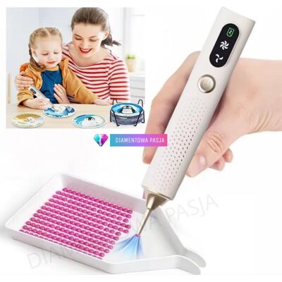 Diamentowa Pasja AUTOMATYCZNY APLIKATOR ELEKTRONICZNY DO HAFTU DIAMENTOWEGO DIAMOND PAINTING Diamentowa Pasja AUTOMATYCZNY APLIKATOR ELEKTRONICZNY DO HAFTU DIAMENTOWEGO DIAMOND PAINTING