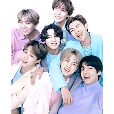 DIAMENTOWA PASJA Haft Diamentowy BTS BANGTAN BOYS K-pop zespół Obraz Diamentowy Mozaika Diamentowa Diamond Painting DIAMENTOWA PASJA Haft Diamentowy BTS BANGTAN BOYS K-pop zespół Obraz Diamentowy Mozaika Diamentowa Diamond Painting