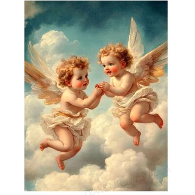 DIAMENTOWA PASJA Haft Diamentowy Diamond Painting ANIOŁKI Anioł stróż DIAMENTOWA PASJA Haft Diamentowy Diamond Painting ANIOŁKI Anioł stróż