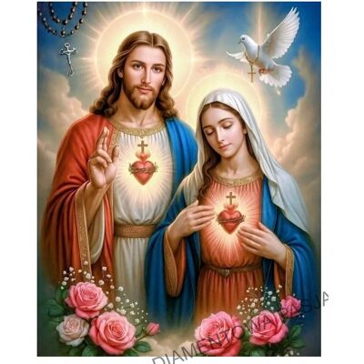 DIAMENTOWA PASJA Haft Diamentowy ŚWIĘTA RODZINA Maryja Diamond Painting Mozaika diamentowa Święte DIAMENTOWA PASJA Haft Diamentowy ŚWIĘTA RODZINA Maryja Diamond Painting Mozaika diamentowa Święte