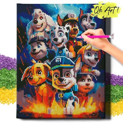 Diamond Painting 5D Z Ramą Psi patrol Haft Diamentowy 30X40 Mozaika Zwierzęta Dla Dzieci Oh Art! Diamond Painting 5D Z Ramą Psi patrol Haft Diamentowy 30X40 Mozaika Zwierzęta Dla Dzieci Oh Art!