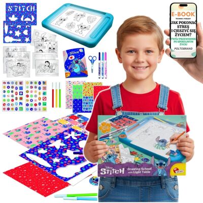 Lisciani DISNEY STITCH PODŚWIETLANA TABLICA DO RYSOWANIA DLA DZIECI 5+ Tablica LED PREZENT DLA DZIECKA 6 7 8 9 10 Latka + EBOOK-1 Lisciani DISNEY STITCH PODŚWIETLANA TABLICA DO RYSOWANIA DLA DZIECI 5+ Tablica LED PREZENT DLA DZIECKA 6 7 8 9 10 Latka + EBOOK-1