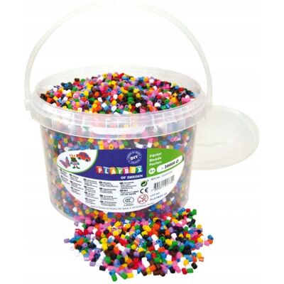 Zestaw wielobarwnych koralików Playbox - Perler til perleplader Zestaw wielobarwnych koralików Playbox - Perler til perleplader