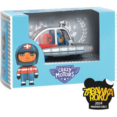 DJECO Autko CRAZY MOTORS SPACE AMBULANCE DJECO Autko CRAZY MOTORS SPACE AMBULANCE