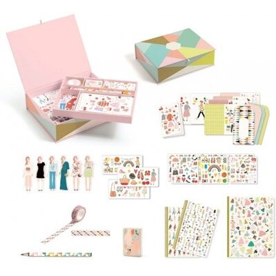 Zestaw Papierniczy Djeco Tinou - 34 Elementy - Unisex Zestaw Papierniczy Djeco Tinou - 34 Elementy - Unisex