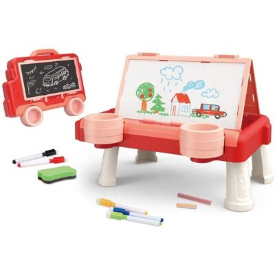 Lean Toys DLA DZIECI STOLIK KREATYWNY TABLICA DO RYSOWANIA Lean Toys DLA DZIECI STOLIK KREATYWNY TABLICA DO RYSOWANIA