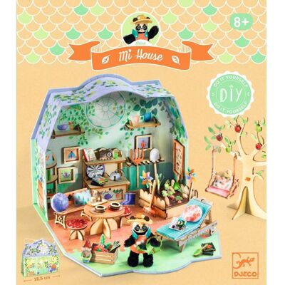 Domek do składania z wyposażeniem DIY MI HOUSE Olive Djeco Domek do składania z wyposażeniem DIY MI HOUSE Olive Djeco