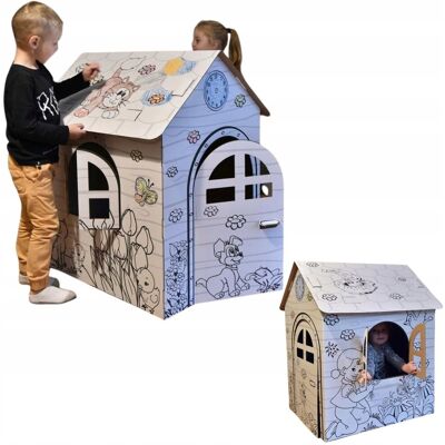 Inny producent Domek Kolorowanka Do Kolorowania Malowania XXL Domek 2 w 1 Mocny Karton Inny producent Domek Kolorowanka Do Kolorowania Malowania XXL Domek 2 w 1 Mocny Karton