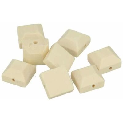 Inny producent Drewniany koralik kwadratowy kaboszon 12x5,5mm 8 sztuk - Artémio Brown Inny producent Drewniany koralik kwadratowy kaboszon 12x5,5mm 8 sztuk - Artémio Brown