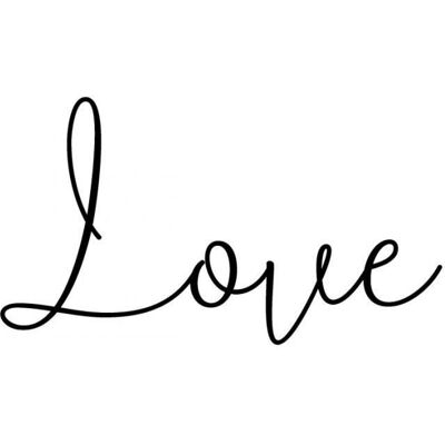 Inny producent Drewniany znaczek 'Artemio' Love Inny producent Drewniany znaczek 'Artemio' Love