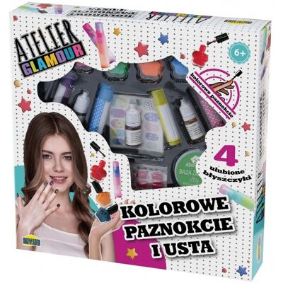 Dromader, zestaw do makijażu Atelier Glamour Kolorowe Paznokcie i Usta Dromader, zestaw do makijażu Atelier Glamour Kolorowe Paznokcie i Usta