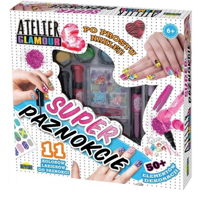 Dromader, zestaw do manicure Atelier Glamour Super paznokcie Dromader, zestaw do manicure Atelier Glamour Super paznokcie