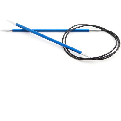 KnitPro - Zing Rundpinde Aluminium - 100cm - 4,00mm US6 Sapphire - Sznurek? KnitPro - Zing Rundpinde Aluminium - 100cm - 4,00mm US6 Sapphire - Sznurek?