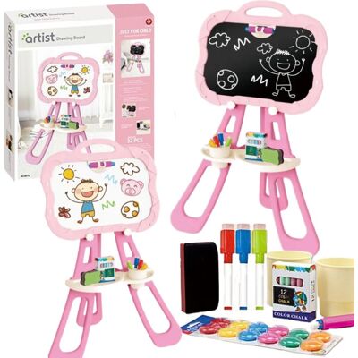 Import ProNice Duża Dwustronna Tablica Kreatywna Magnetyczna Zestaw Kredy Markery Magnesy Import ProNice Duża Dwustronna Tablica Kreatywna Magnetyczna Zestaw Kredy Markery Magnesy