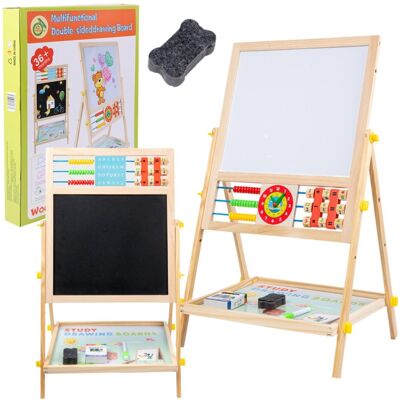 Inny producent Duża Tablica Drewniana Magnetyczna Dwustronna Liczydło Zegar Marker Kredy Inny producent Duża Tablica Drewniana Magnetyczna Dwustronna Liczydło Zegar Marker Kredy