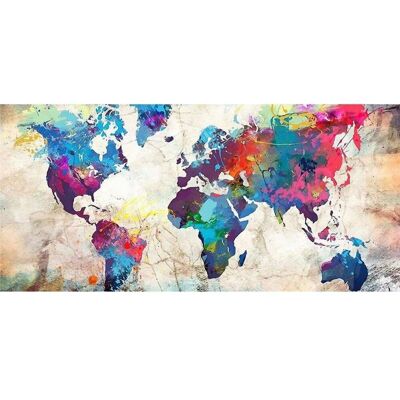 Inny producent DUŻY Haft Diamentowy 120x60cm, MAPA, Obraz, Diamond Painting, ATLAS ŚWIATA W KOLORZE Inny producent DUŻY Haft Diamentowy 120x60cm, MAPA, Obraz, Diamond Painting, ATLAS ŚWIATA W KOLORZE