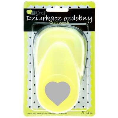 Dziurkacz Ozdobny 5 Cm Serce Jcdz-120-220 Dpcraft Dziurkacz Ozdobny 5 Cm Serce Jcdz-120-220 Dpcraft