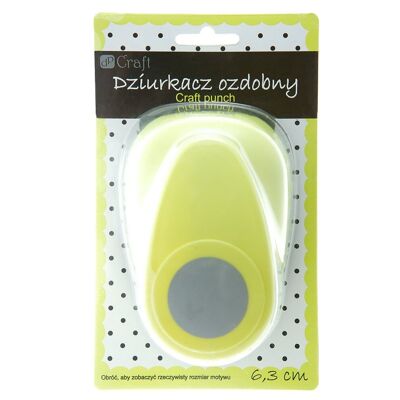 dpCraft Dziurkacz Ozdobny 6,3 cm Koło dpCraft Dziurkacz Ozdobny 6,3 cm Koło