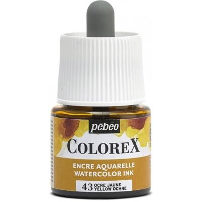 PEBEO Encre Aquarelle Colorex - Dostępne w różnych kolorach - 45 ml Okrągły Żółty PEBEO Encre Aquarelle Colorex - Dostępne w różnych kolorach - 45 ml Okrągły Żółty