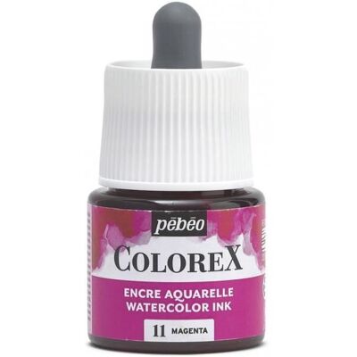 PEBEO Encre Aquarelle Colorex - Wiele kolorów dostępnych - 45 ml Magenta PEBEO Encre Aquarelle Colorex - Wiele kolorów dostępnych - 45 ml Magenta