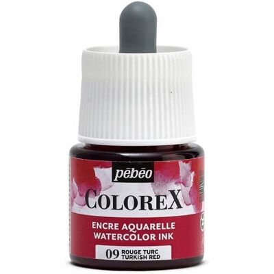 Encre Aquarelle - PEBEO - Colorex - 45 ml - Czerwony Turkusowy - Mieszany Encre Aquarelle - PEBEO - Colorex - 45 ml - Czerwony Turkusowy - Mieszany