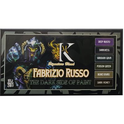 Inny producent Fabrizio Russo The Dark Side of Paint, zestaw farb Kimera Kolors Signature Blend 6x30ml Inny producent Fabrizio Russo The Dark Side of Paint, zestaw farb Kimera Kolors Signature Blend 6x30ml