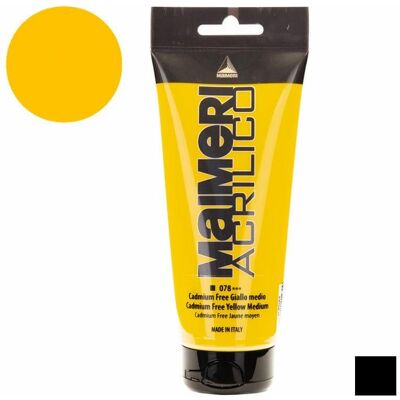 Inny producent Farba akryl MAIMERI ACRYLICO 078 Cadmium free yellow medium 200ml Inny producent Farba akryl MAIMERI ACRYLICO 078 Cadmium free yellow medium 200ml