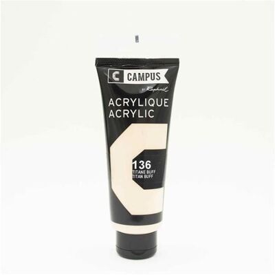 Inny producent Farba akrylowa 100 ml - Buff Titan Yellow nr 136 Inny producent Farba akrylowa 100 ml - Buff Titan Yellow nr 136
