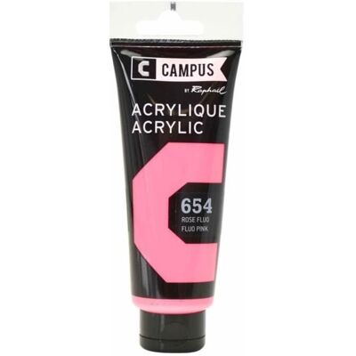 Inny producent Farba akrylowa 100 ml - Neonowy róż nr 654 Inny producent Farba akrylowa 100 ml - Neonowy róż nr 654