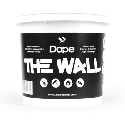 DOPE CANS Farba akrylowa Dope the Wall Biała 5L DOPE CANS Farba akrylowa Dope the Wall Biała 5L