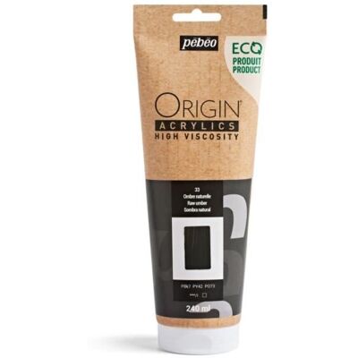 PEBEO Farba akrylowa - Naturalny cień - 33 - Wysoka lepkość - Pébéo - Akryle Origin - 240ml PEBEO Farba akrylowa - Naturalny cień - 33 - Wysoka lepkość - Pébéo - Akryle Origin - 240ml