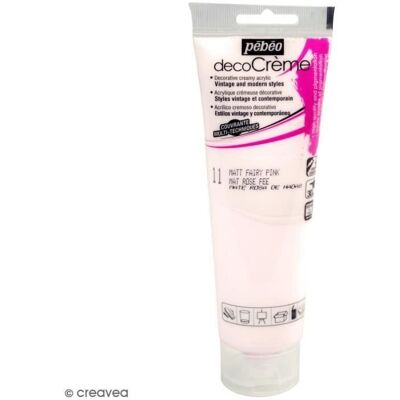 Farba akrylowa - PEBEO - DecoCrème - Kolor Różowa wróżka - Pojemność 120 ml - Wykończenie Matowe Farba akrylowa - PEBEO - DecoCrème - Kolor Różowa wróżka - Pojemność 120 ml - Wykończenie Matowe