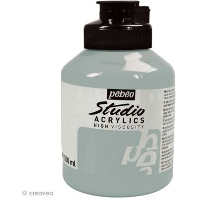 PEBEO Farba akrylowa Pébéo Studio - Wysoka lepkość - 500 ml Szary Neutralny PEBEO Farba akrylowa Pébéo Studio - Wysoka lepkość - 500 ml Szary Neutralny