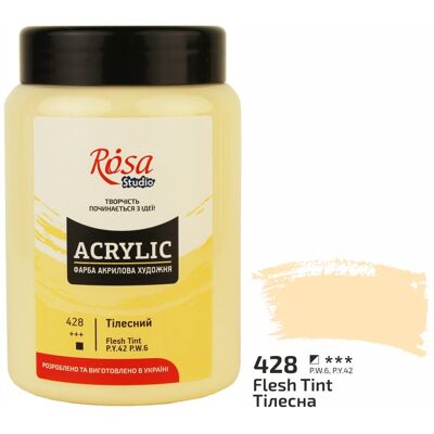 Farba akrylowa Rosa Studio Flesh 400 ml 428 Farba akrylowa Rosa Studio Flesh 400 ml 428