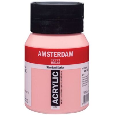 Farba akrylowa - Róż z Wenecji - 316 - Amsterdam - Pojemnik 500ml Farba akrylowa - Róż z Wenecji - 316 - Amsterdam - Pojemnik 500ml