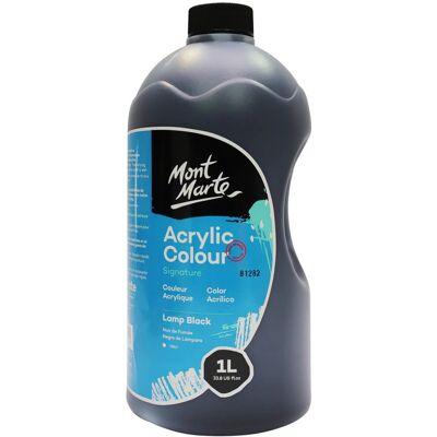 Farba Akrylowa Signature Mont Marte 1L Black Farba Akrylowa Signature Mont Marte 1L Black