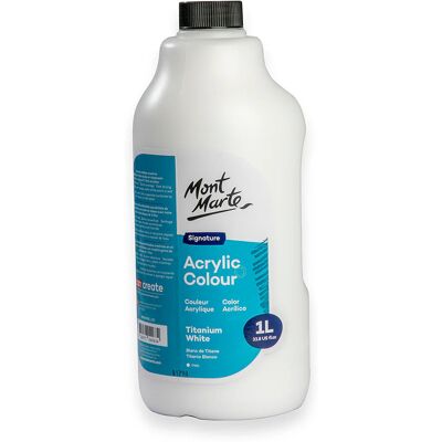 Farba Akrylowa Signature Mont Marte 1L Titanium White Farba Akrylowa Signature Mont Marte 1L Titanium White