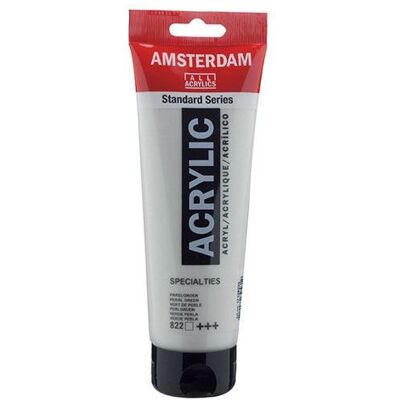 Farba akrylowa w tubie - Zielony perłowy - 822 - Amsterdam - 250ml Farba akrylowa w tubie - Zielony perłowy - 822 - Amsterdam - 250ml