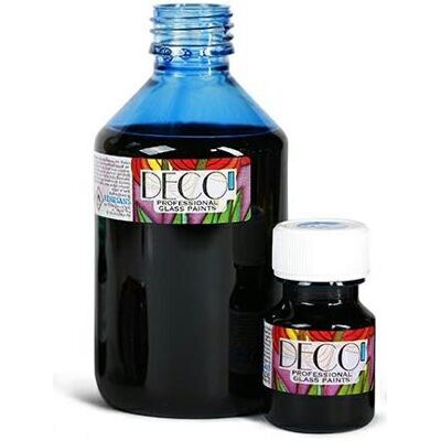 DecoArt Farba Do Szkła Deco Nr 121 Błękit 250 Ml DecoArt Farba Do Szkła Deco Nr 121 Błękit 250 Ml