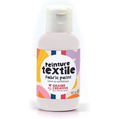 Inny producent Farba do tekstyliów 50 ml - biała Inny producent Farba do tekstyliów 50 ml - biała